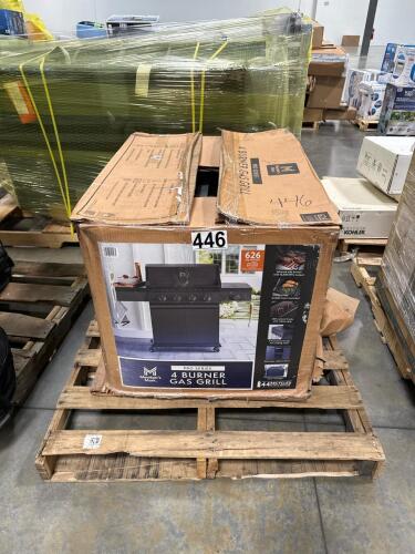 pro series 4 burner gas grill