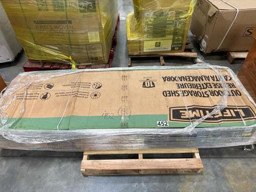 lifetime outdoor shed box 1 only