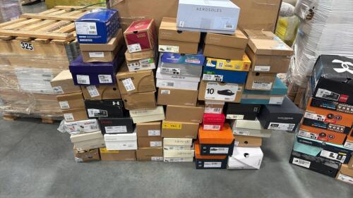 Shoes(approximately 92 pair)Birkenstock, vionic, oofos, Dexter, under armour, Allen Edmonds, merrell, keen, Tom's, Aldo , Charles David, pedrogarcia, xtratuf, and more