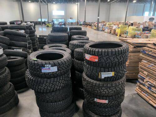 Approximately 76 off-road/truck tires