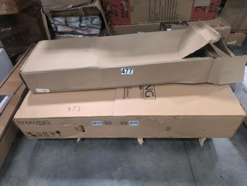 Sterling/Kohler reserve 32 inch bath/shower wall set & More