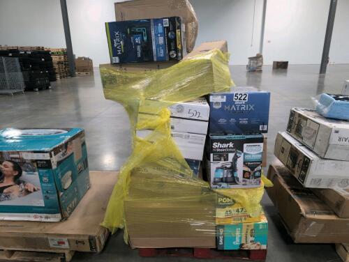 Shark matrix, multiple wipes, shark stain striker, Mop bucket, copy paper, solar lamp, campers, whisperer fan, Bissell revolution, & More