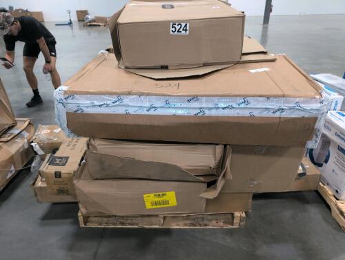 Instant sun shelter, canopy, king mattress, chairs, & More