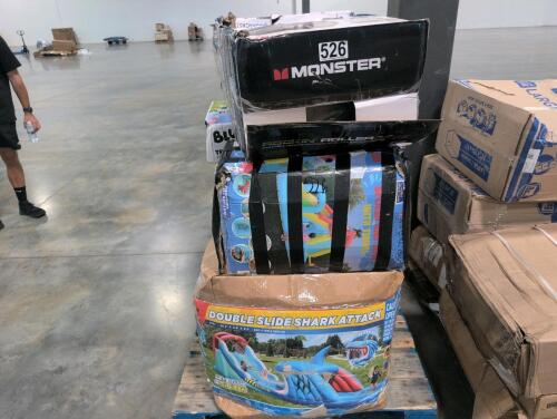 Water fun parks, monster speaker, possible customer returns