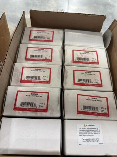 Approximately 60 BELL & GOSSETT actuator adapters 117686