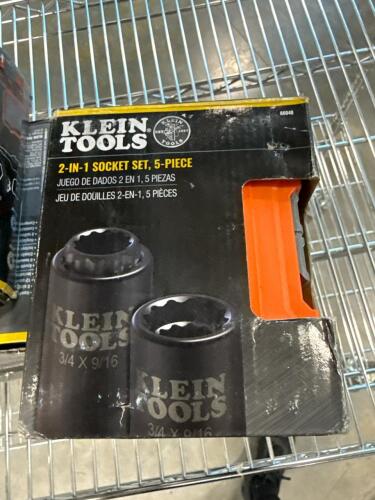 10 &ndash; Klein tools two &ndash; N &ndash; one socket set five piece