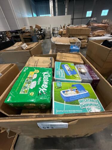 Fan, Kleenex, fun boy inflatable, swimming pool, light, pressurized deep sleep, cups, & More