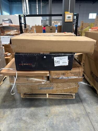 Gaming monitor, miscellaneous furniture, store shelving, displays trade show piece and more