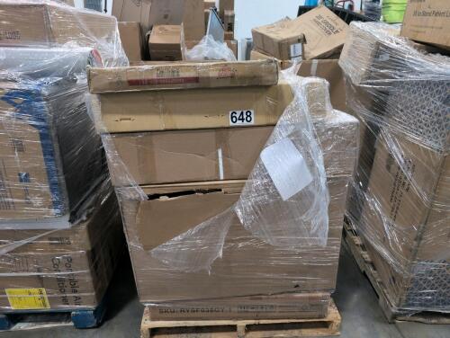 Radiator, light, TV mount, ATTAK paint balls, furniture and more