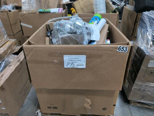 Pool noodle, mop head, dvd, DeLonghi coffee maker, lighting and more