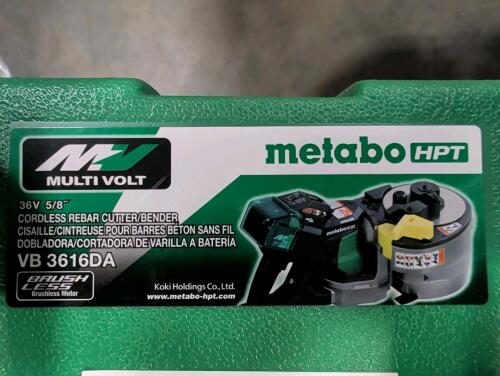 METABO HPT, cordless rebar cutter/bender
