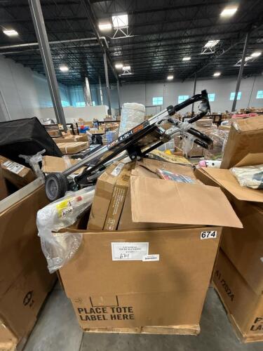 Dolly, razor scooter, karat flat lid, rolled mattress, Ikea vitt sjo, plastic bins, party balloons, construction paper miscellaneous party supplies alen breatheSmart HEPA replacement filters and more