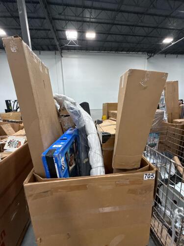 Impala auto body part, ladder, Visio 50 inch TV not tested condition unknown, welcome MAT, & More