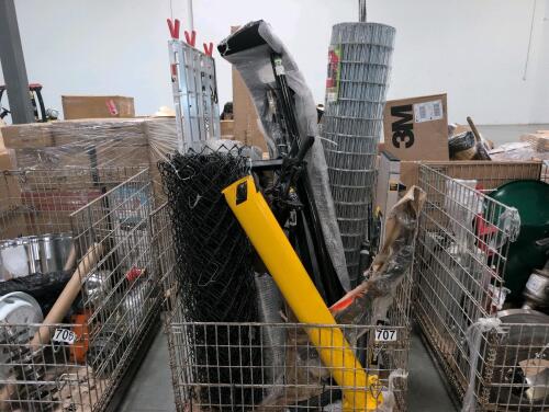 Bike pieces, pole, chain-link, ramps, terminal post, bumper, gorilla ladders step, welded wire fence, & More