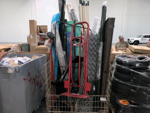 Chain-link, kayak, dolly, hitch attachment, rolled fabric, extension handles, float, & More