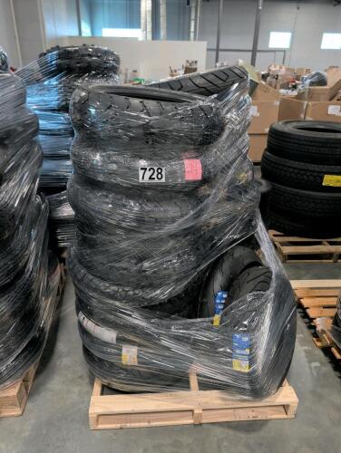 (24) motorcycle tires