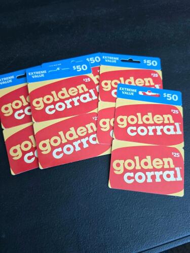 5 $50.00 Golden Corral Gift Cards