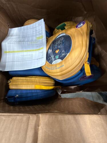 Box of heart SINE Samaritan pad defibrillators condition unknown