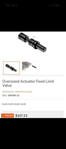 80 Oversized Actuator Feed Limit Valves