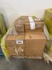 Pallet of microfiber sheets