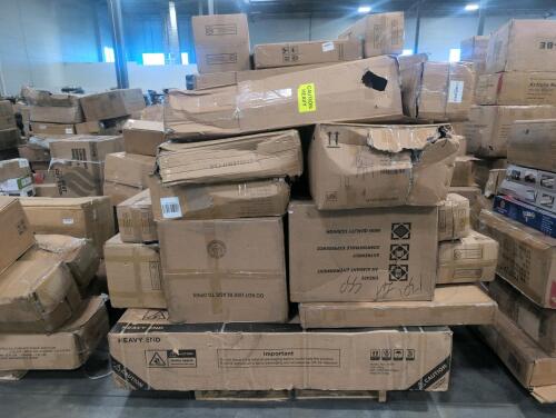 Multifunction storage racks, miscellaneous furniture, pet bathtub, right arm sofa, & More