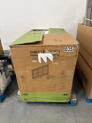 Hamilton Beach chest freezer possible customer return