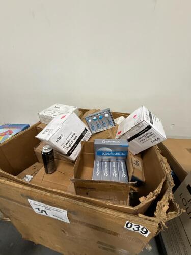 Exam gloves, cookware, POS rolls, lighting, vibration plate, Taylor made golf balls, sheets, & More