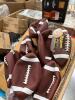 Multiple footballs, charcuterie board, GT player chair, rug pad, pens, glassware, tape, & More - 5