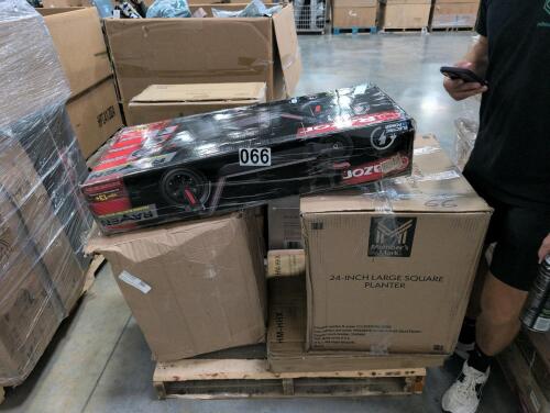 razor scooter, planter, CUISINART smokeless fire pit, Jeep deluxe Wrangler stroller wagon, & More