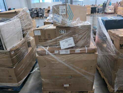 Metal box, furniture, dining chair, mattresses multiple, and more