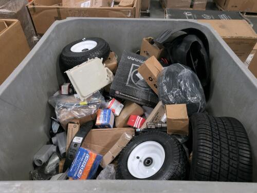 Industrial/automotive, hose, round soap stone, tires, Zimmerman brake rotor, wheels, brackets, nuts and bolts, hinges, & More