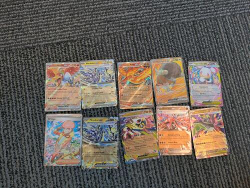 10 Pokemon ex/v/FA