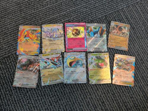 10 Pokemon ex/v/FA