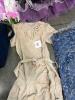 Some nicer clothing(approximately 72 pieces): the super puff, XIRENA, pretty Guardian, Fortino Landy, Peter Millar, BOSS, Travis Matthews, ARCTERYX, ARIAT, Mountain hardware, J.Jill, she, Ellen Tracy, Nanette LEPORE, refrigerator, dresses, Adidas, SR Max, - 22