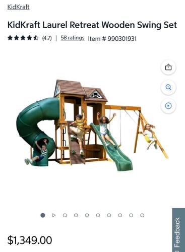 Laurel retreat swingset