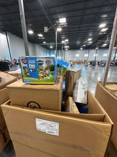 Storage tote, paw patrols diaper, folding chair, farm world , tower, solo lids and more