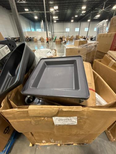 Drain tub, dolly cart, bubble wrap, sheets, plumberx and more