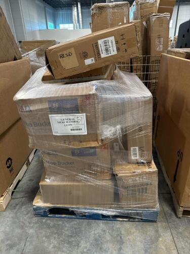 Mop buckets, miscellaneous furniture, range hood, folding Adirondack chair, & More
