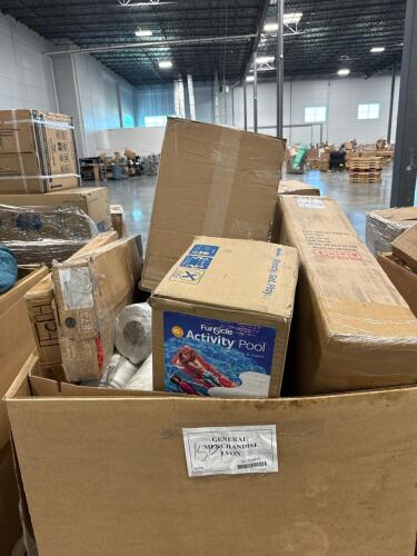 FUNSICLE swimming pool, pillow, rolled plastic, miscellaneous furniture, & More
