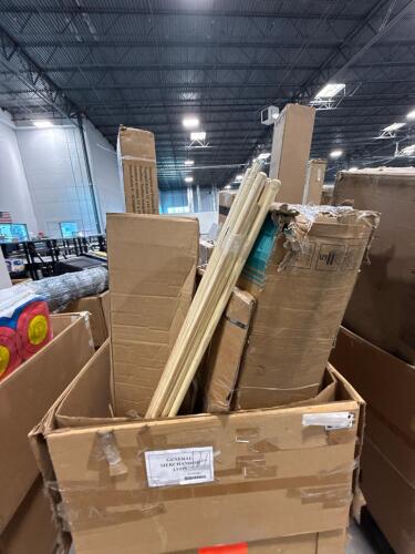 Handles, truck pad, hardtop pavilion piece, mattress, fishing pole, rug, candles, & More