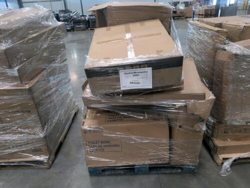 COLAMY dining chair, floor cabinet, box of Converse shoes, toilet bowl, automotive parts, & More