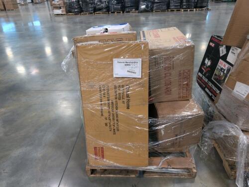 Kitchen island, scooter, glider chair, windmill AC unit, multiple GUNITE vacuum heads, & More