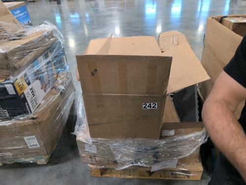 Coolers, box of FASTENAL flap discs, KEANO, tires, lighting, truck tiedown Support, & More