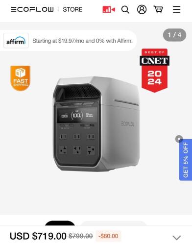EcoFlow Delta 3 Plus