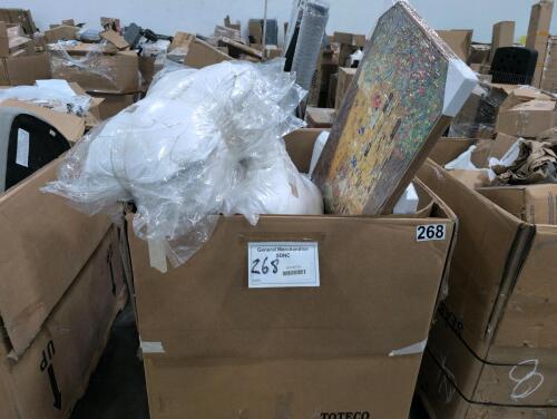 Art, home decor, bedding, rugs, kitchen knifes set, books, batteries and more