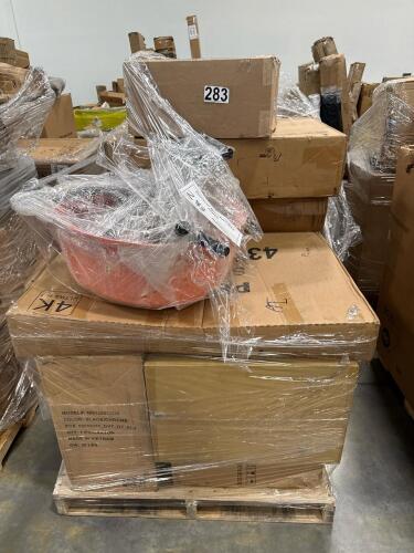 Cement mixer, office chair, Phillip Smart TV 43 inch galvanized cable with storage bag, furniture, storage box, more