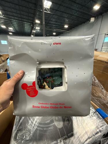 Hurricane fan, Disney store snow globe, storage container, gloves, REP, pads, & More