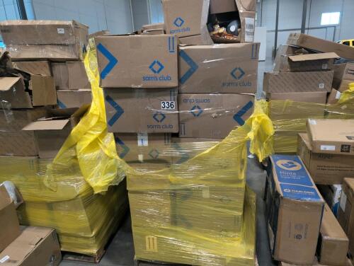 big box store in a box: food items: starkist tuna, crackers, paper towels, food items