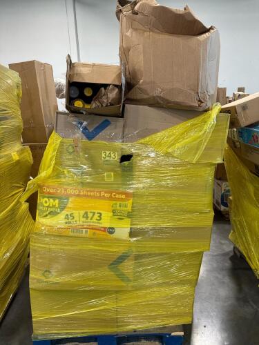 Big box store in a box: Gatorade, paper plates, toilet paper, pine sol, microfiber towels and so much more