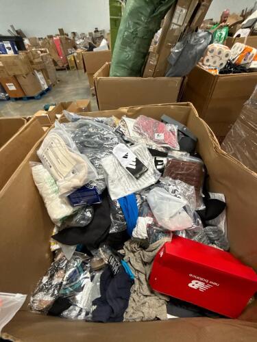 clothing and shoes, Draco, New balance shoes, Birkenstock shoes, Asics shoes, boohooman, New balance, socks, pillow, paw, and more